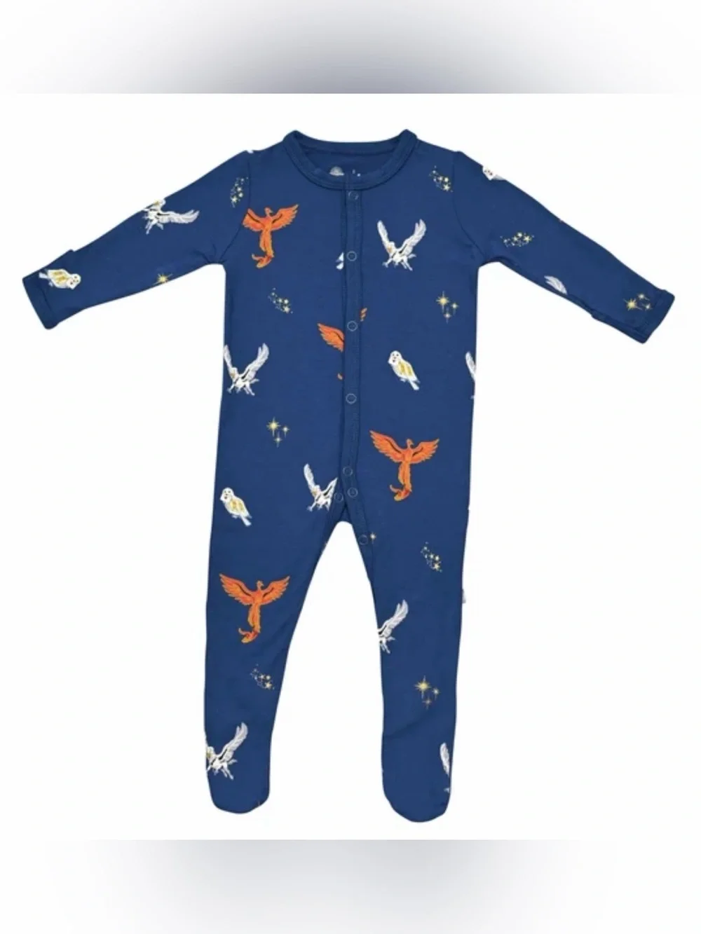 KYTE BABY Bamboo Zip Footie in Harry Potter Flight - 0-3M
